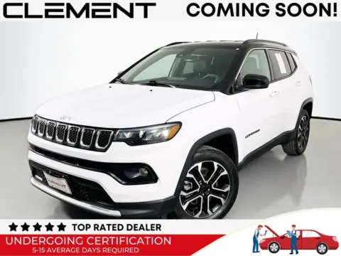 White 2023 Jeep Compass Limited for sale in St. Charles, MO