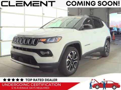 White 2023 Jeep Compass Limited for sale in St. Charles, MO