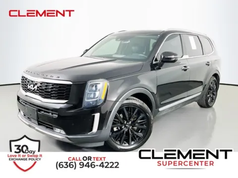 Black 2022 Kia Telluride SX for sale in St. Charles, MO