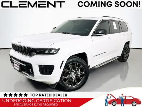 White 2023 Jeep Grand Cherokee L Overland for sale in St. Charles, MO