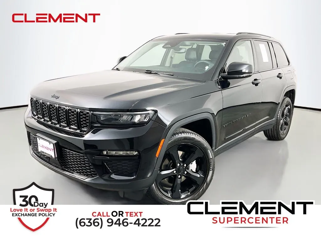 Black 2023 Jeep Grand Cherokee Limited for sale in St. Charles, MO