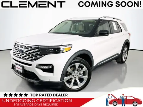 White 2020 Ford Explorer Platinum for sale in St. Charles, MO