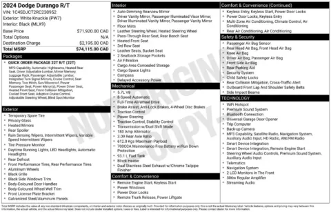 Photos of 2024 Dodge Durango R/T for sale in St. Charles, MO at Clement Supercenter