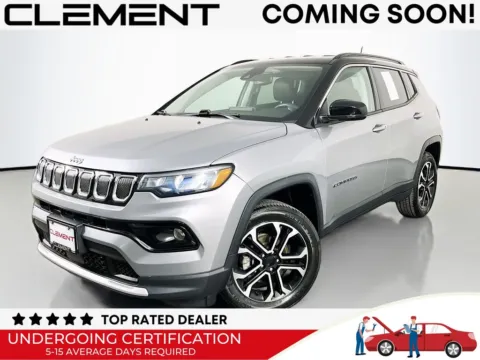 Silver 2022 Jeep Compass Limited for sale in St. Charles, MO