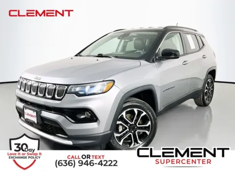 Silver 2022 Jeep Compass Limited for sale in St. Charles, MO