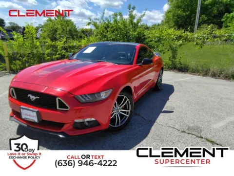 Red 2017 Ford Mustang EcoBoost Premium for sale in St. Charles, MO