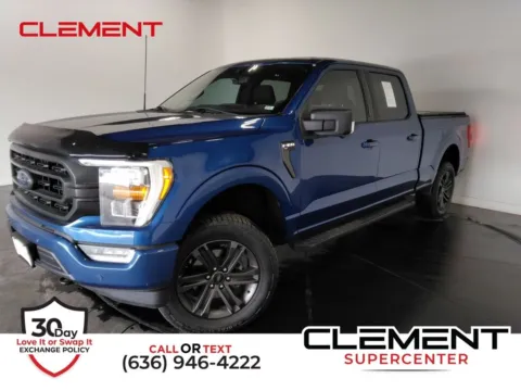 Blue 2022 Ford F-150 XLT for sale in St. Charles, MO