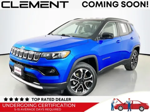 Blue 2022 Jeep Compass Limited for sale in St. Charles, MO