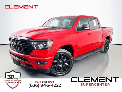 Red 2022 Ram 1500 Laramie for sale in St. Charles, MO