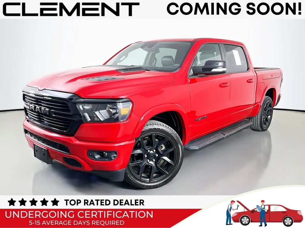 Red 2022 Ram 1500 Laramie for sale in St. Charles, MO