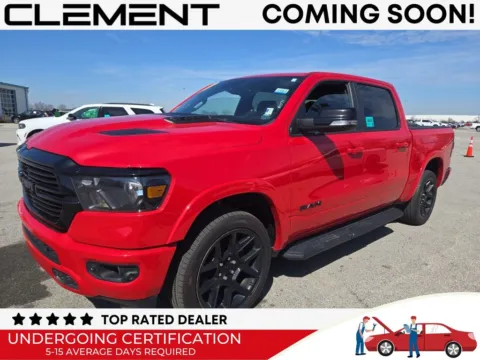Red 2022 Ram 1500 Laramie for sale in St. Charles, MO