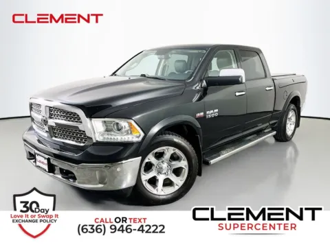 Black 2017 Ram 1500 Laramie for sale in St. Charles, MO