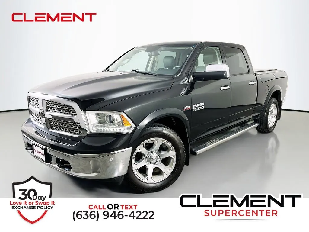 Black 2017 Ram 1500 Laramie for sale in St. Charles, MO