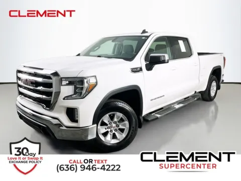 White 2021 GMC Sierra 1500 SLE for sale in St. Charles, MO