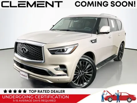 Silver 2022 INFINITI QX80 LUXE for sale in St. Charles, MO