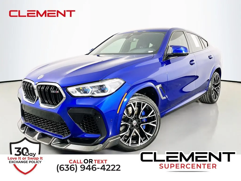 Blue 2023 BMW X6 M for sale in St. Charles, MO