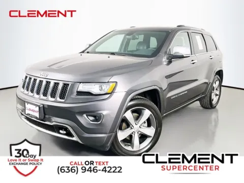 Gray 2015 Jeep Grand Cherokee Overland for sale in St. Charles, MO