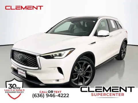 White 2019 INFINITI QX50 for sale in St. Charles, MO