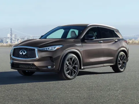 Black 2019 INFINITI QX50 for sale in St. Charles, MO