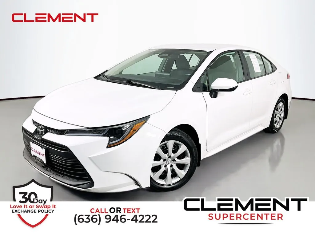 White 2025 Toyota Corolla LE for sale in St. Charles, MO