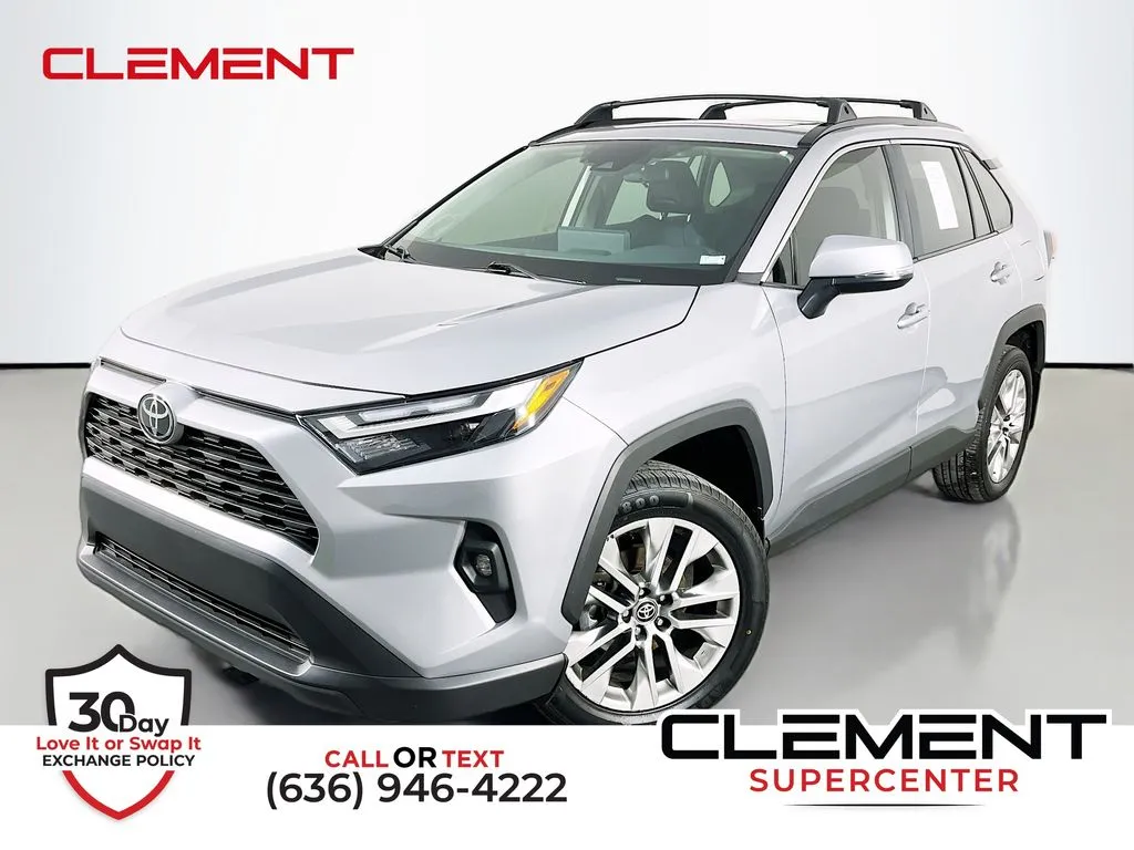 Silver 2025 Toyota RAV4 XLE Premium for sale in St. Charles, MO