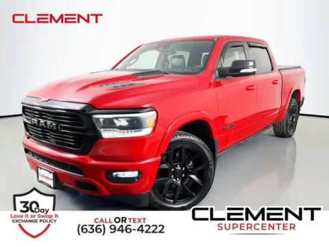 Red 2021 Ram 1500 Laramie for sale in St. Charles, MO