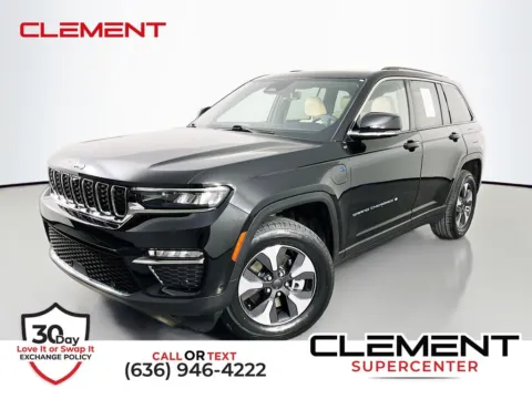 Black 2022 Jeep Grand Cherokee 4xe for sale in St. Charles, MO
