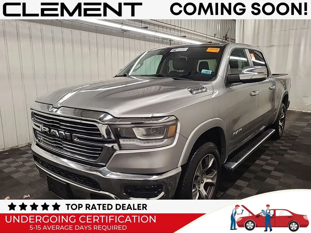 Silver 2019 Ram 1500 Laramie for sale in St. Charles, MO
