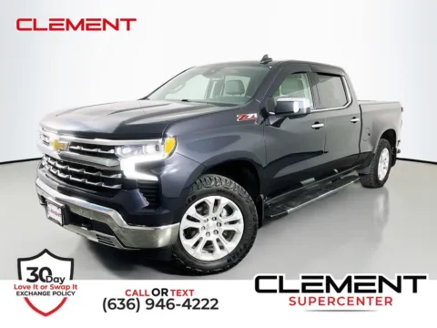 Gray 2022 Chevrolet Silverado 1500 LTZ for sale in St. Charles, MO