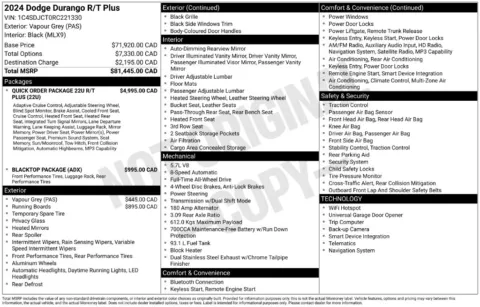 Photos of 2024 Dodge Durango R/T for sale in St. Charles, MO at Clement Supercenter