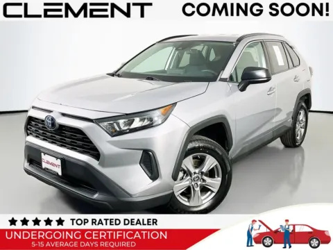 Silver 2022 Toyota RAV4 Hybrid LE for sale in St. Charles, MO