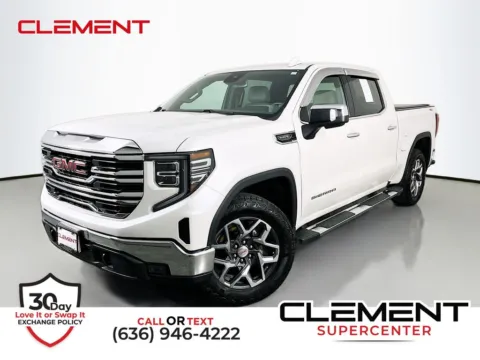 White 2022 GMC Sierra 1500 SLT for sale in St. Charles, MO