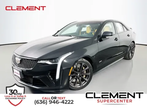 Black 2023 Cadillac CT4 V-Series for sale in St. Charles, MO