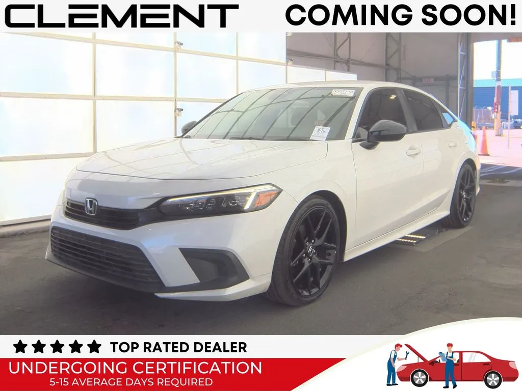White 2022 Honda Civic Sport for sale in St. Charles, MO