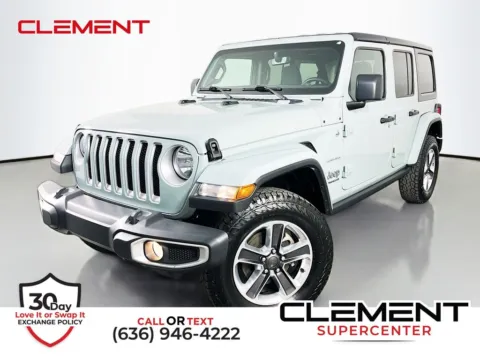 Gray 2023 Jeep Wrangler Sahara for sale in St. Charles, MO