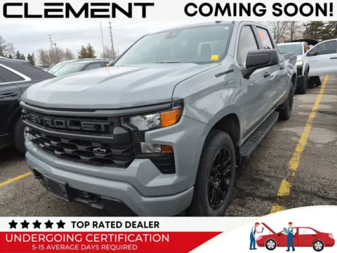 Gray 2024 Chevrolet Silverado 1500 Custom for sale in St. Charles, MO