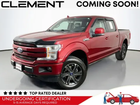 Red 2018 Ford F-150 Lariat for sale in St. Charles, MO