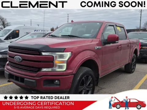 Red 2018 Ford F-150 Lariat for sale in St. Charles, MO