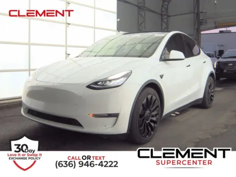 White 2021 Tesla Model Y Long Range for sale in St. Charles, MO