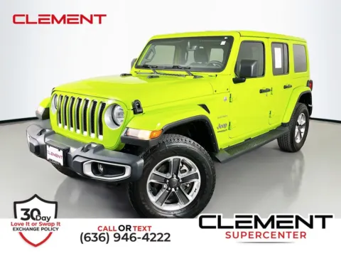 Green 2021 Jeep Wrangler Unlimited Sahara for sale in St. Charles, MO
