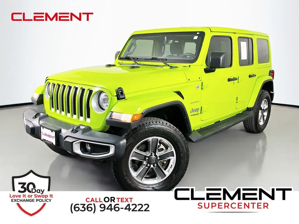 Green 2021 Jeep Wrangler Unlimited Sahara for sale in St. Charles, MO
