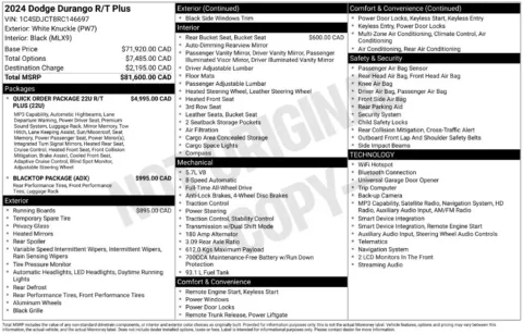 Photos of 2024 Dodge Durango R/T for sale in St. Charles, MO at Clement Supercenter