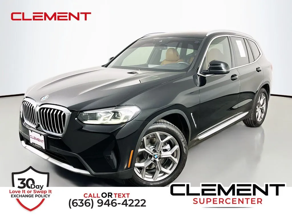 Black 2022 BMW X3 xDrive30i for sale in St. Charles, MO