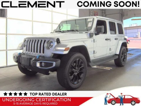 Silver 2023 Jeep Wrangler Sahara 4xe for sale in St. Charles, MO