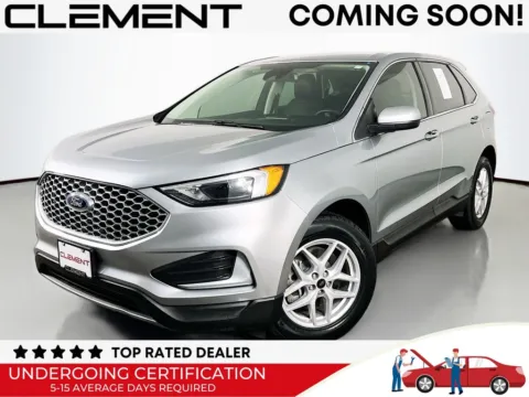 Silver 2024 Ford Edge SEL for sale in St. Charles, MO