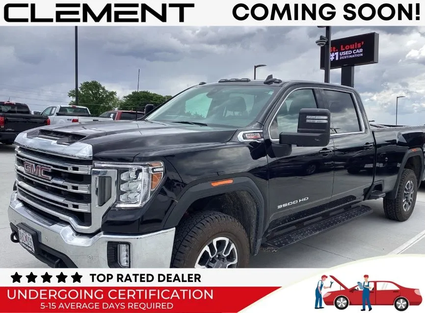 Black 2023 GMC Sierra 3500HD SLE for sale in St. Charles, MO