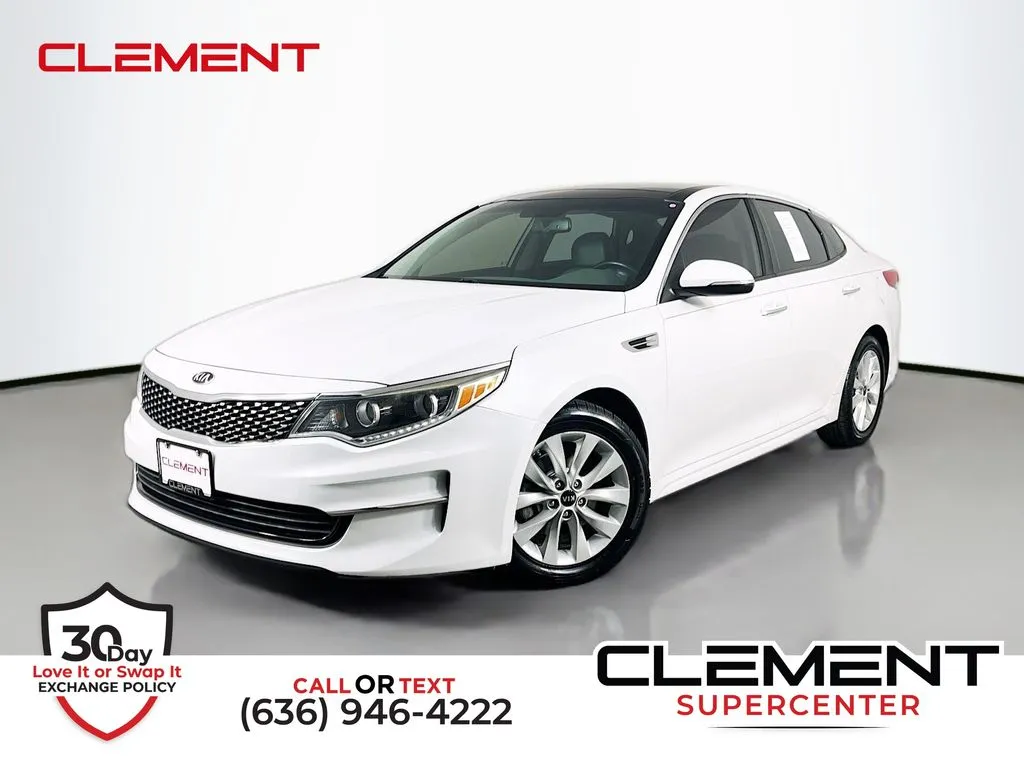 White 2016 Kia Optima EX for sale in St. Charles, MO