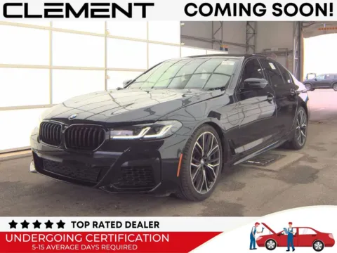 Black 2021 BMW 5 Series M550i xDrive for sale in St. Charles, MO