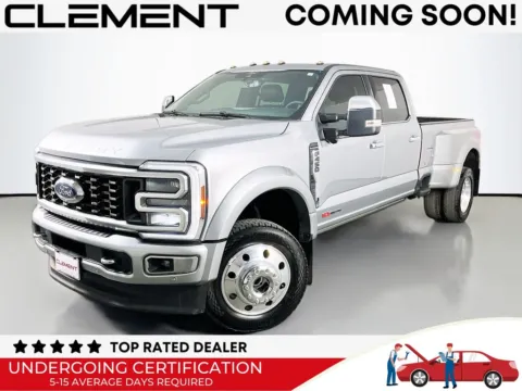 Silver 2024 Ford F-450SD Platinum for sale in St. Charles, MO