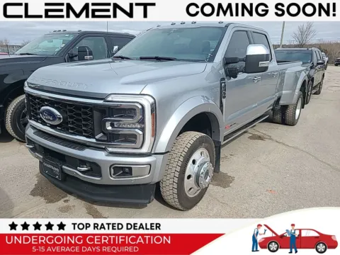Silver 2024 Ford F-450SD Platinum for sale in St. Charles, MO